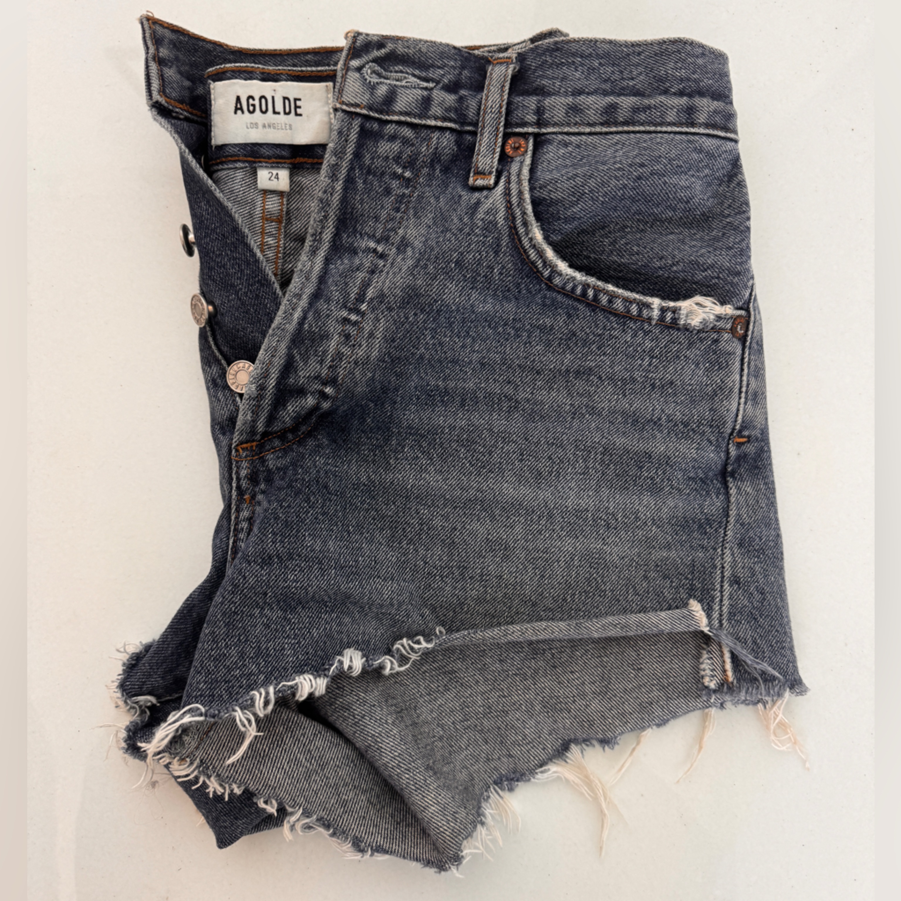 Agolde Dark Gray Denim Jeans